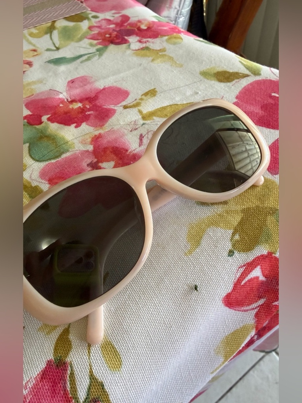 Pale Pink Oversized Sunglasses